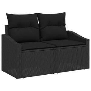 Garten Sofa Set mit Kissen, 7-teilig