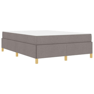 Bettrahmen mit Matratze Taupe 140x190 cm