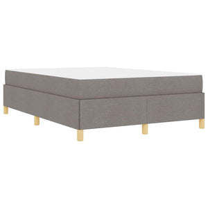 Bettrahmen mit Matratze Taupe 140x190 cm