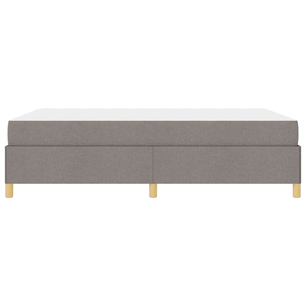Bettrahmen mit Matratze Taupe 140x190 cm