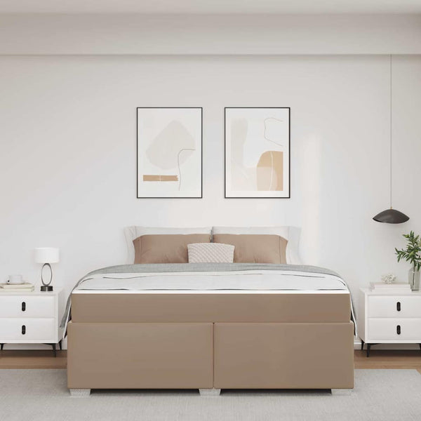 Bett mit Matratze Cappuccino 180x200 cm