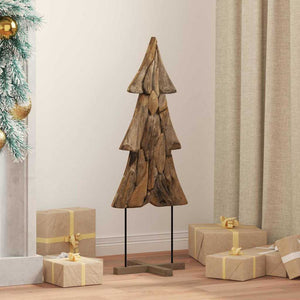 Teak Weihnachtsbaum mit Ständer 90cm