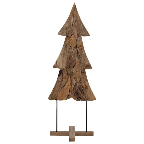 Teak Weihnachtsbaum mit Ständer 90cm