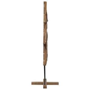 Teak Weihnachtsbaum mit Ständer 90cm