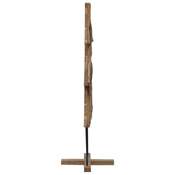 Teak Weihnachtsbaum mit Ständer 90cm