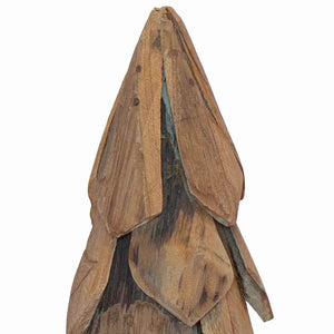 Teak Weihnachtsbaum mit Ständer 51cm
