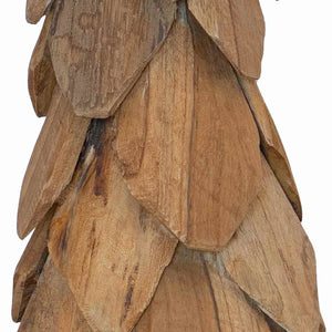Teak Weihnachtsbaum mit Ständer 51cm