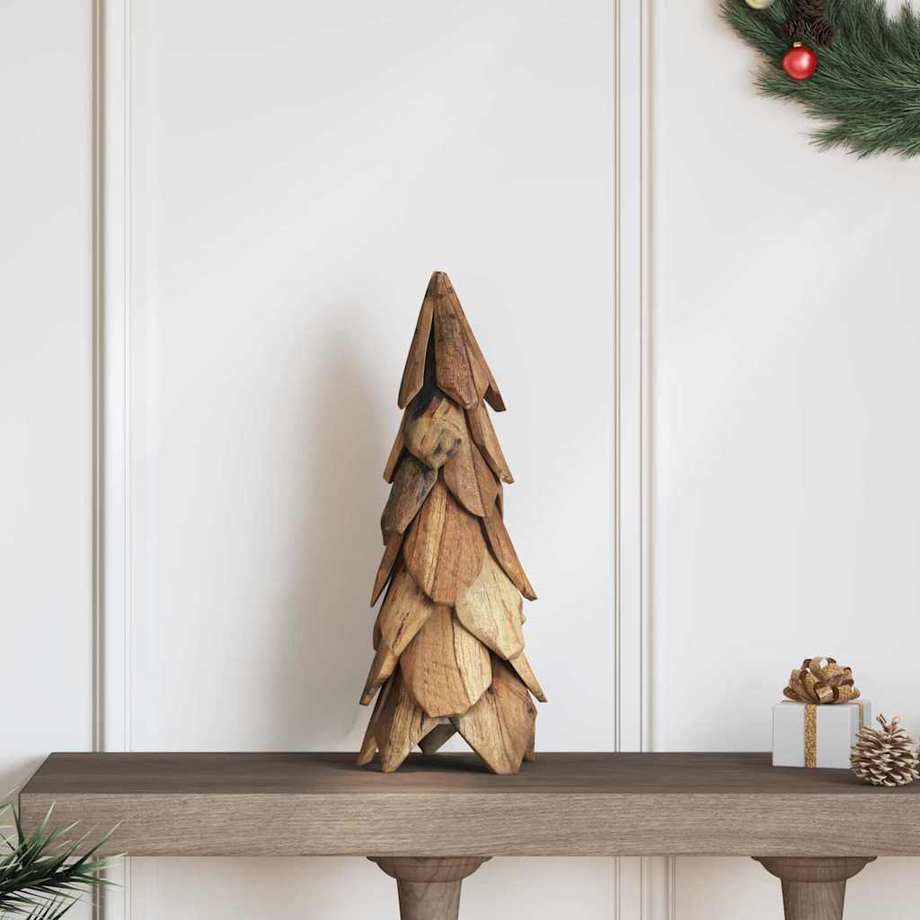 Teak Weihnachtsbaum mit Ständer 51cm