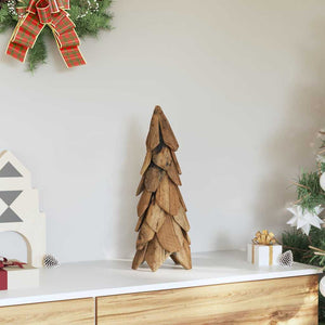 Teak Weihnachtsbaum mit Ständer 51cm