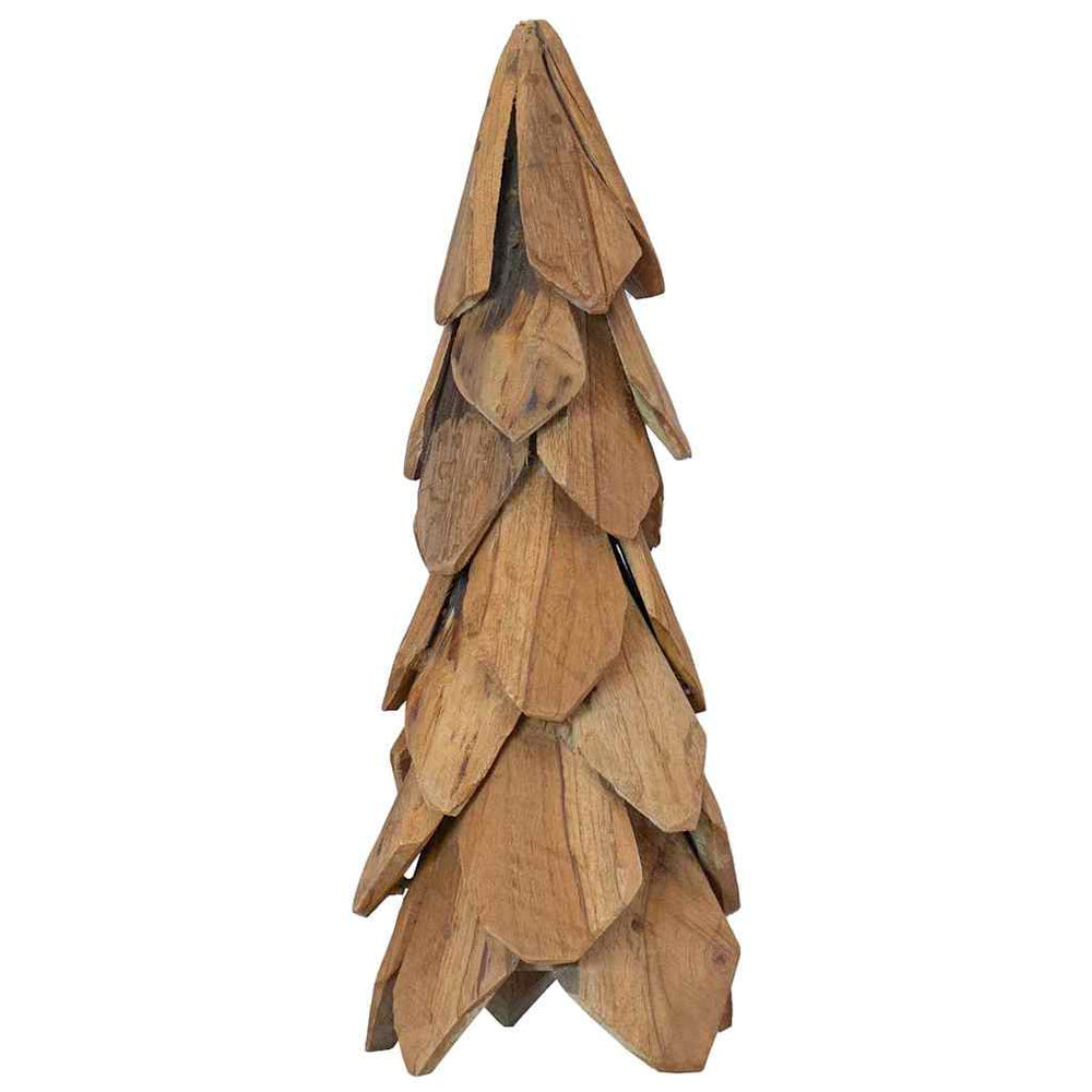 Teak Weihnachtsbaum mit Ständer 51cm