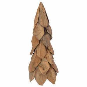Teak Weihnachtsbaum mit Ständer 51cm