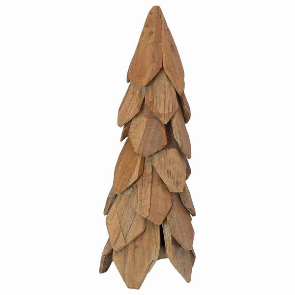 Teak Weihnachtsbaum mit Ständer 51cm