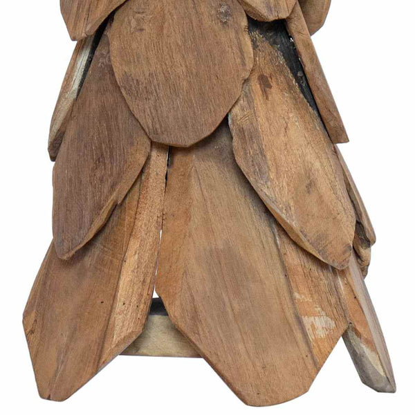 Teak Weihnachtsbaum mit Ständer, 80cm