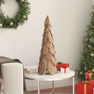 Teak Weihnachtsbaum mit Ständer, 80cm