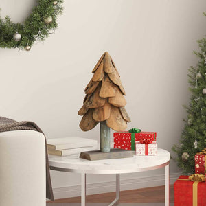 Teak Weihnachtsbaum mit Ständer, 61cm
