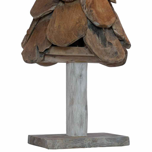 Teak Weihnachtsbaum mit Ständer 91cm