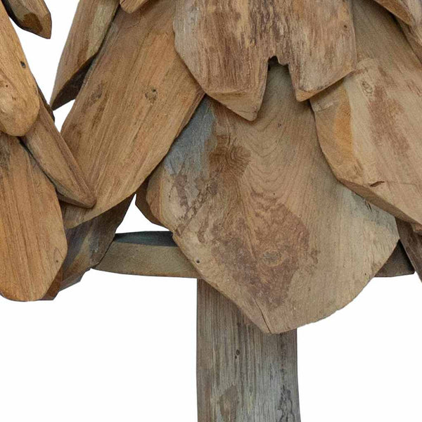 Massivholz Teak Weihnachtsbaum mit Ständer