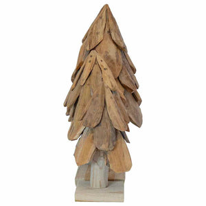 Massivholz Teak Weihnachtsbaum mit Ständer