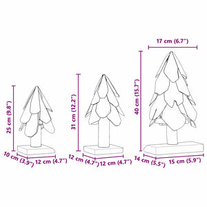 Massivholz Teak Weihnachtsbaum mit Ständer