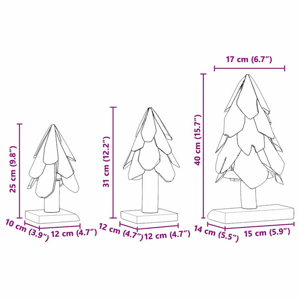 Massivholz Teak Weihnachtsbaum mit Ständer