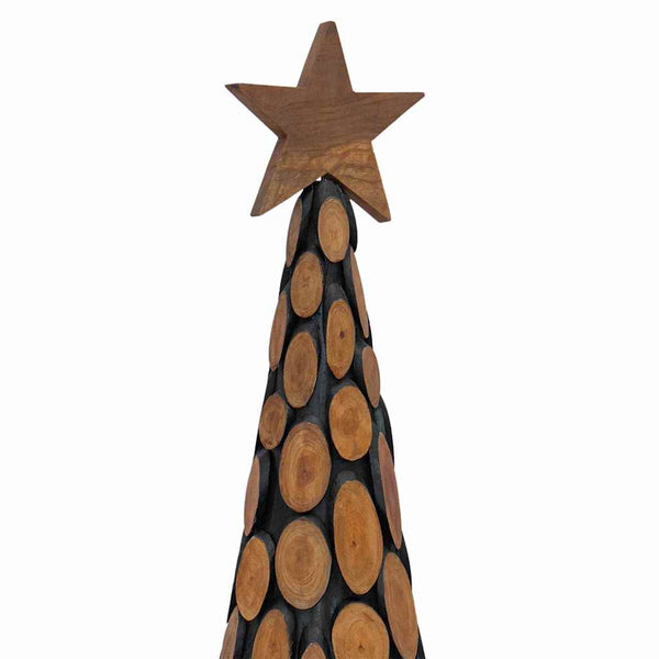 Teak Weihnachtsbaum mit Ständer 120cm