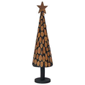Teak Weihnachtsbaum mit Ständer 120cm