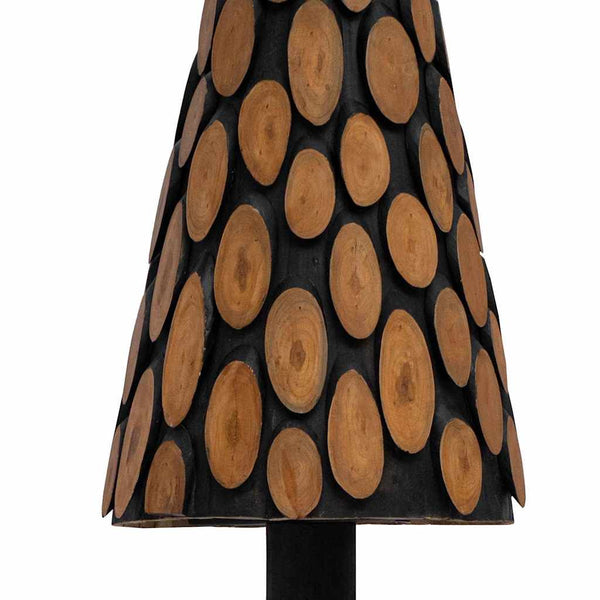 Teak Weihnachtsbaum mit Ständer, 149cm