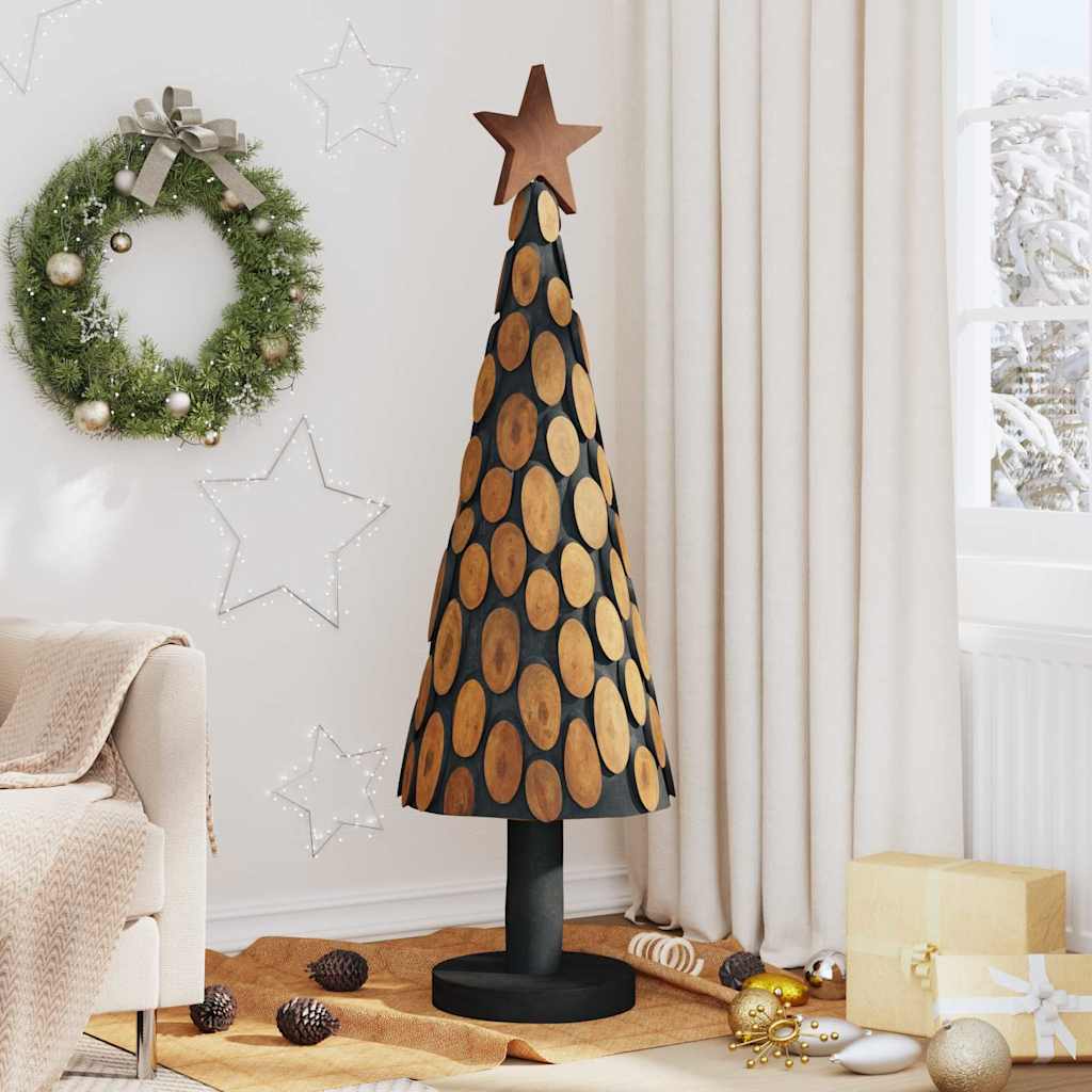 Teak Weihnachtsbaum mit Ständer, 149cm