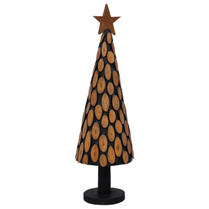 Teak Weihnachtsbaum mit Ständer, 149cm