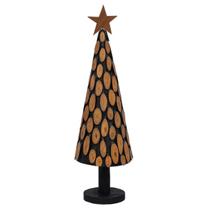 Teak Weihnachtsbaum mit Ständer, 149cm