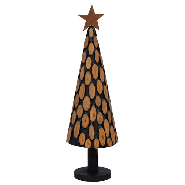 Teak Weihnachtsbaum mit Ständer, 149cm