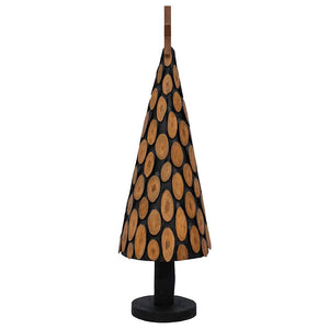 Teak Weihnachtsbaum mit Ständer, 149cm