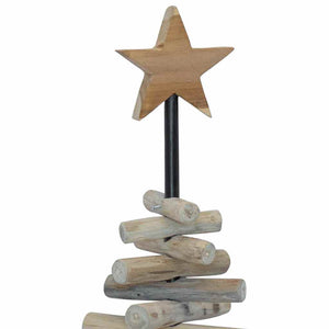 Weihnachtsbaum Teakholz Braun 60 cm