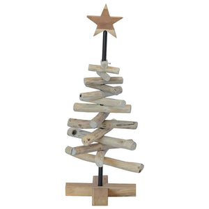 Weihnachtsbaum Teakholz Braun 60 cm