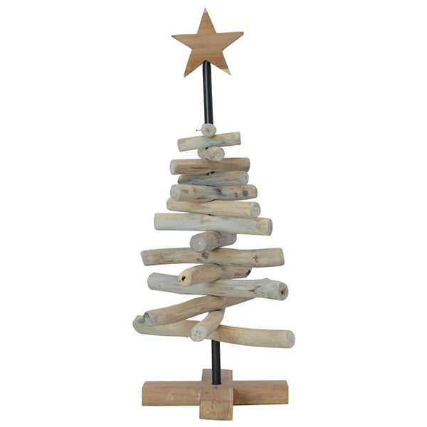 Weihnachtsbaum Teakholz Braun 60 cm
