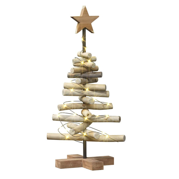 Weihnachtsbaum Teakholz Braun 60 cm