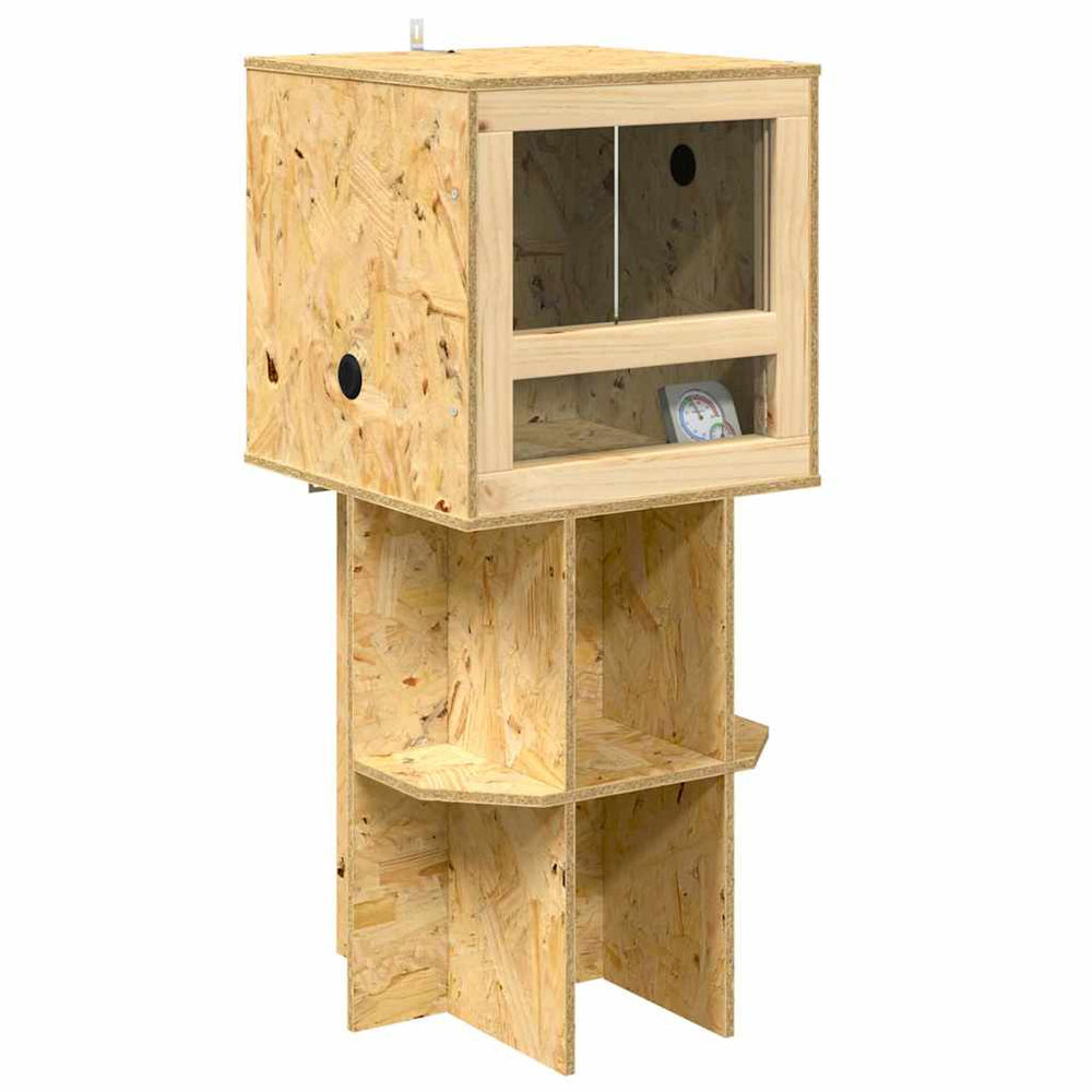 OSB Terrarium Braun 40x40x90cm