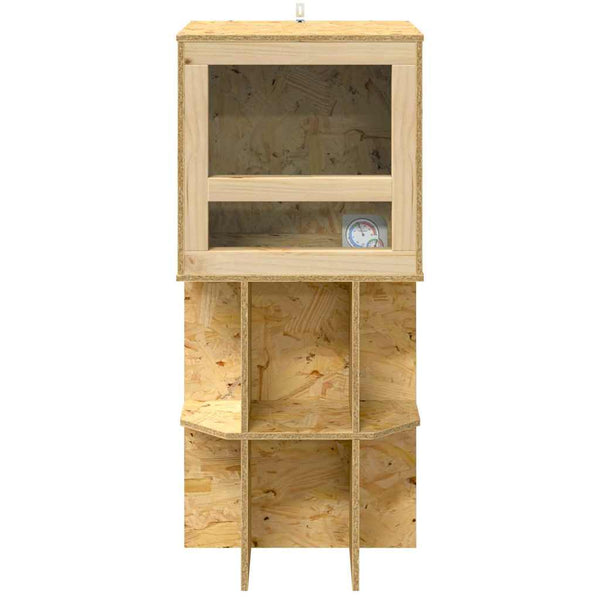 OSB Terrarium Braun 40x40x90cm