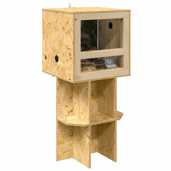OSB Terrarium Braun 40x40x90cm