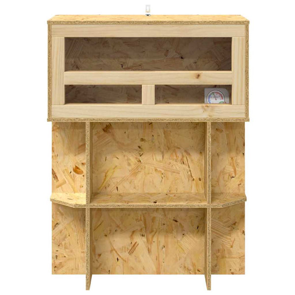 Terrarium Braun 60x30x80 cm OSB