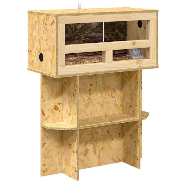 Terrarium Braun 60x30x80 cm OSB