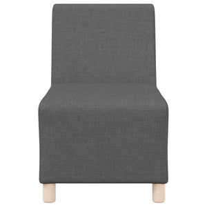 Modulares Sofa ohne Armlehne, 3-teilig, Dunkelgrau