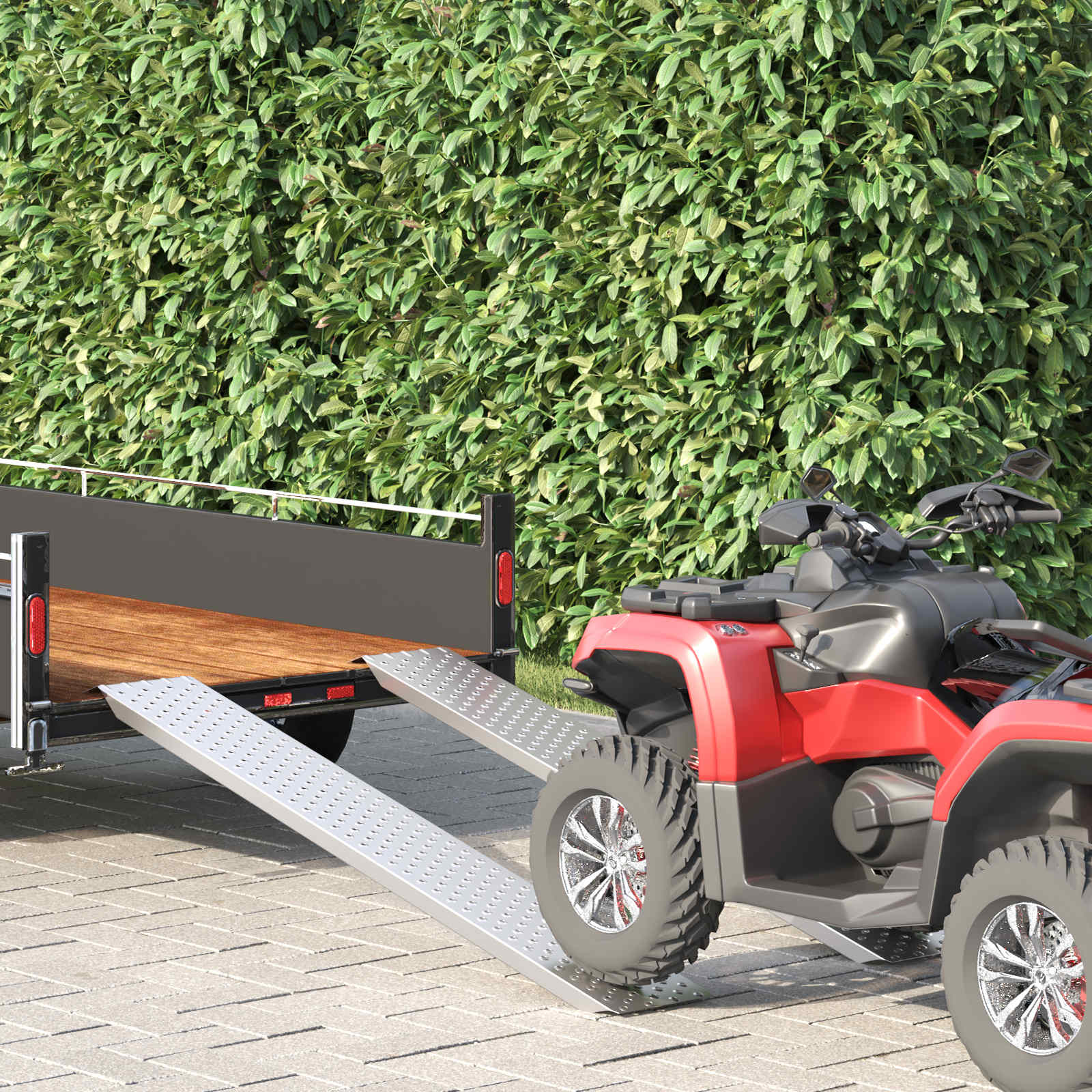 Laderampe 200 kg, Stahl verzinkt, 159 cm