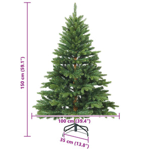 Künstlicher Weihnachtsbaum Klappbar Grün 150cm