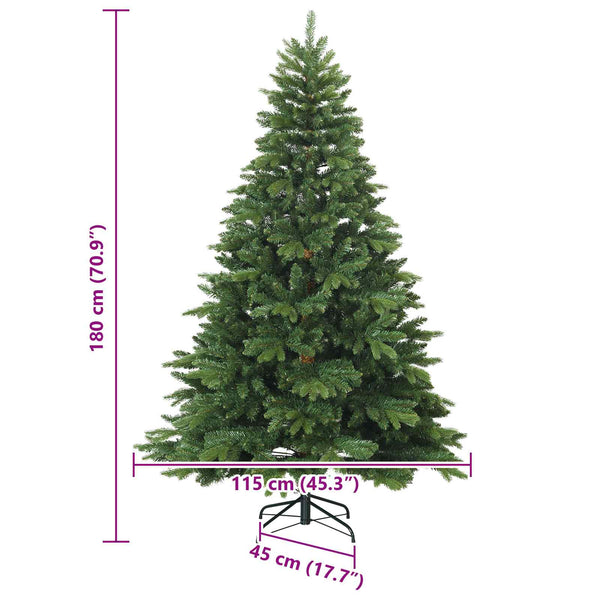 Künstlicher Weihnachtsbaum Klappbar Grün 180 cm