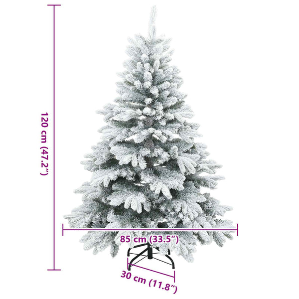 Schnee Weihnachtsbaum Künstlich 120cm