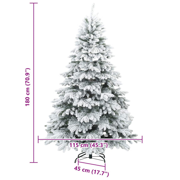 Schnee-Weihnachtsbaum künstlich 180cm