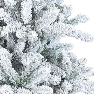 Schneebedeckter künstlicher Weihnachtsbaum 210cm