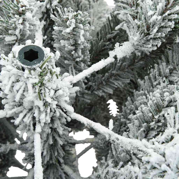 Schneebedeckter künstlicher Weihnachtsbaum 210cm