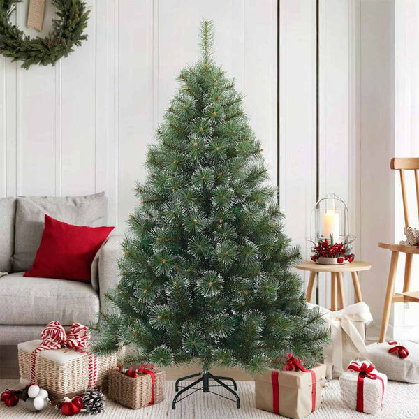 Schnee Künstlicher Weihnachtsbaum Grün 150cm